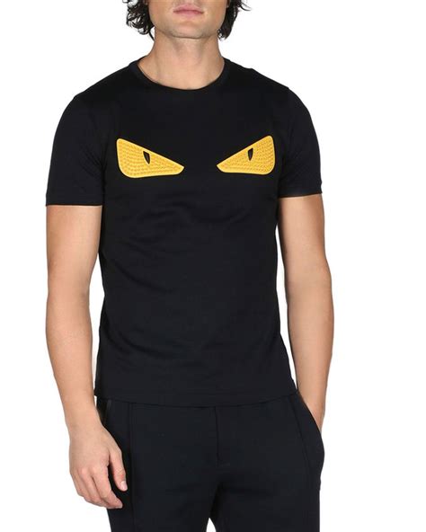 fendi tee eyes zipper|Fendi t shirts.